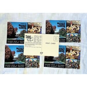 Vintage 1970s Harvest Homecoming Postcards Set Of Five New Albany, IN